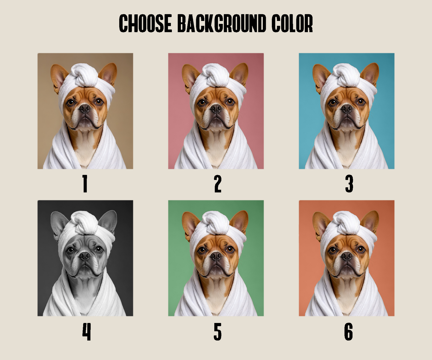 Custom Pet Portrait Bathroom