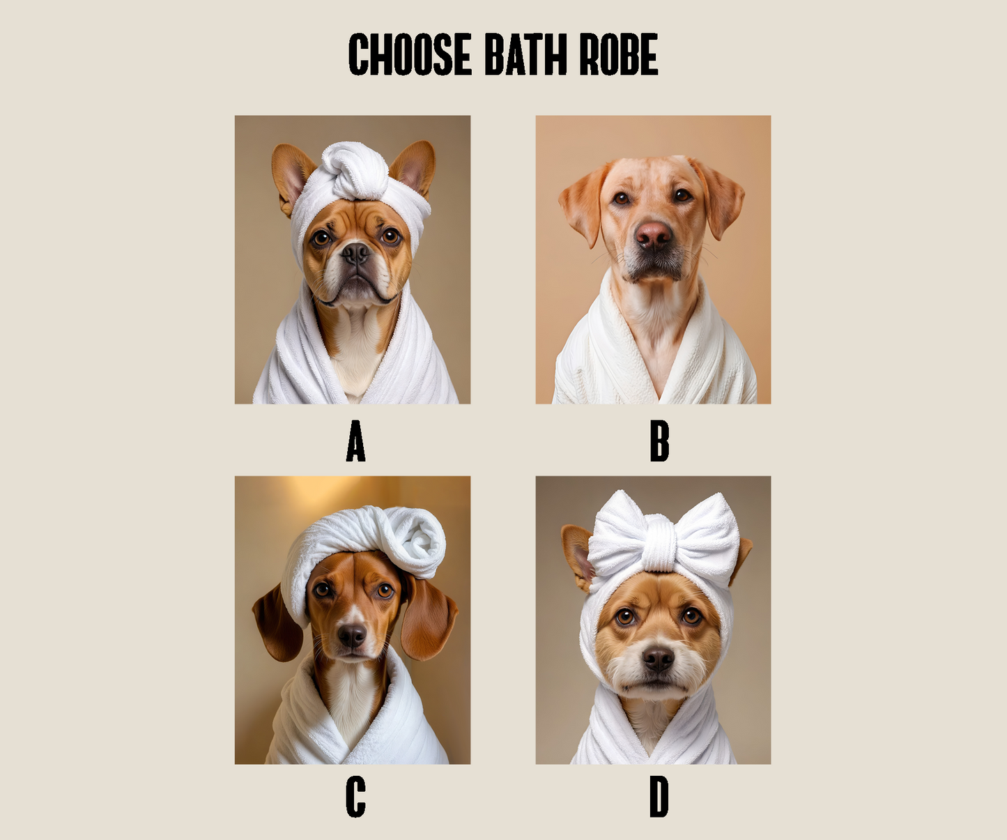 Custom Pet Portrait Bathroom