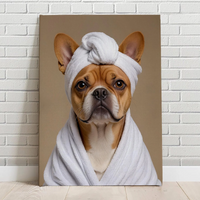 Custom Pet Portrait Bathroom