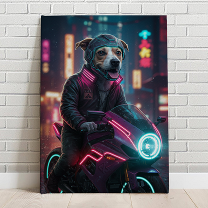 Cyberpunk Biker