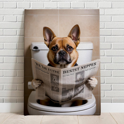 Custom Pet Portrait Bathroom Toilet